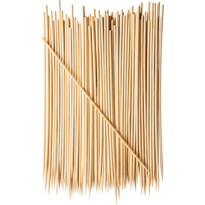 Corn Dog Stick - 100Pcs 12-Inch Bamboo Skewers Wooden Sticks