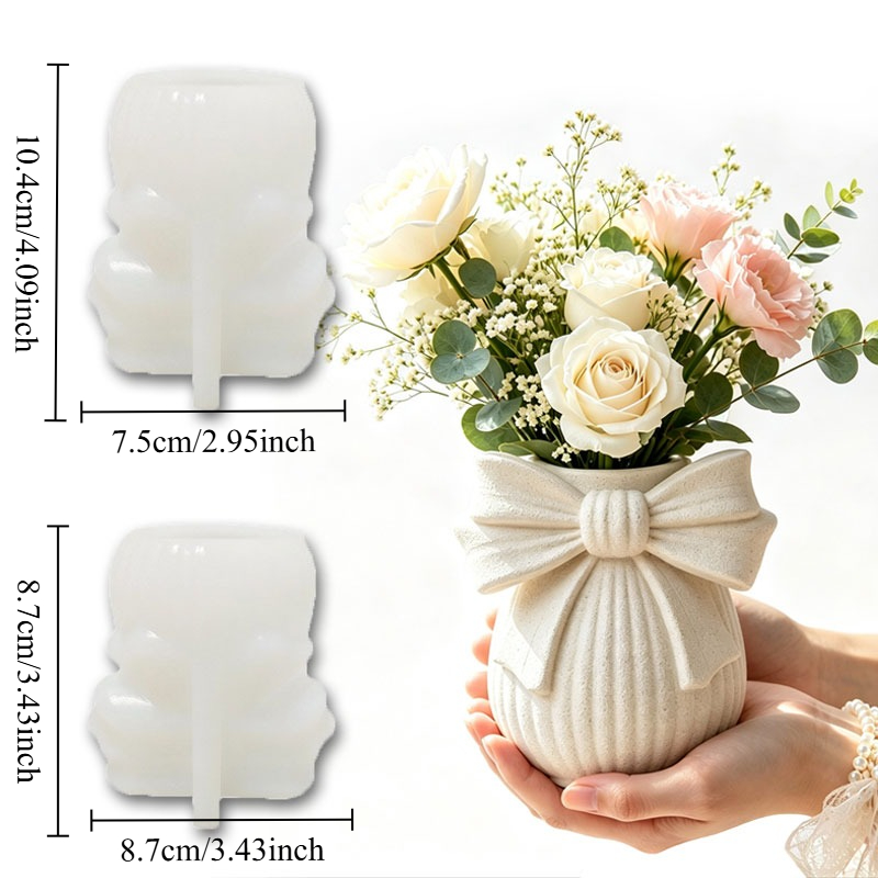 Bowknot Striped Vase Silicone  - Potsticker Mold recension och pris