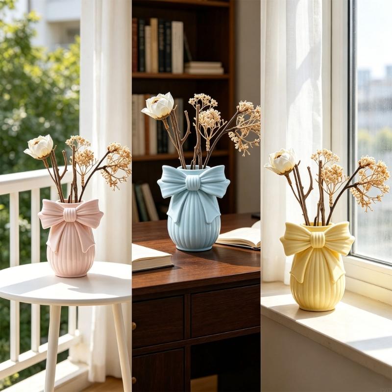Bowknot Striped Vase Silicone  - Potsticker Mold recension och pris